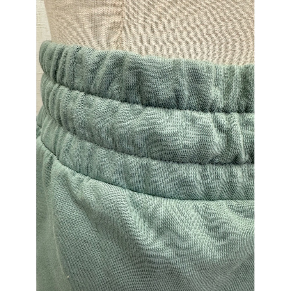 Women's Best Comfort Shorts Cotton Blend Solid Pastel Sage Green Size Medium - Picture 10 of 14